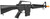 Double Eagle Mini M16 Spring Airsoft Rifle, Black