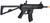 Double Eagle M307F PDW Polymer Spring Powered Airsoft Rifle, Black