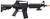 UK Arms M16C Spring Operated Airsoft Rifle with Laser Sight and M4 Carbine Handguard, Black