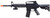UK Arms M16B Spring Operated Airsoft Rifle with Laser Sight, Black