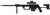 UK Arms P1200 M200 Airsoft Spring Sniper Rifle w/ Scope, Bipod, and Laser, Black