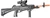 UK Arms M8910B Spring Powered  Airsoft Rifle, Black