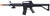 UK Arms M-16A Spring Powered Airsoft Rifle w/ 2 Magazines and 2 Stocks, Black