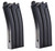 UK Arms M-16A Spring Powered Airsoft Rifle w/ 2 Magazines and 2 Stocks, Black