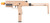 Vorsk Airsoft VMP-1 Gas Blowback Airsoft SMG, Tan