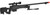 Lancer Tactical L96 Full Metal Gas Powered Airsoft Sniper Rifle, Black