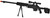 WellFire MB4411D Bolt Action Airsoft Sniper Rifle w/ Scope and Bipod, Black