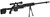 WellFire MB4411D Bolt Action Airsoft Sniper Rifle w/ Scope and Bipod, Black