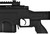 WellFire MB4411D Bolt Action Airsoft Sniper Rifle w/ Scope and Bipod, Black