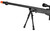 WellFire ShadowOps MK96 AWP Bolt Action Airsoft Sniper Rifle, Black