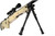 WellFire MK96 Bolt Action AWP Airsoft Sniper Rifle w/ Scope & Bipod, Tan