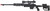 WellFire Bolt Action Airsoft Sniper Rifle w/ Fluted Barrel & Illuminated Scope, Black