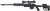 WellFire Bolt Action Airsoft Sniper Rifle w/ Fluted Barrel & Illuminated Scope, Black