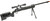 WellFire M40A5 Bolt Action Airsoft Sniper Rifle w/ Scope and Bipod, Black