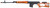 Atlas Custom Works SVD Dragunov Spring Powered Airsoft Sniper Rifle w/ Fixed Sportsman Stock, Wood
