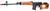 Atlas Custom Works SVD Dragunov Spring Powered Airsoft Sniper Rifle w/ Fixed Sportsman Stock, Wood