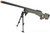 AGM MK96 Bolt Action Airsoft Sniper Rifle w/ Bipod, OD Green