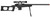 WellFire MK96 Covert Bolt Action Airsoft Sniper Rifle w/ Scope & Bipod, Black
