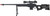 WellFire Airsoft L96 Fluted Bolt Action Illuminated Scope Rifle, Black