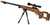 Well MB10D Bolt Action Airsoft Sniper Rifle w/ Scope and Bipod, Faux Wood