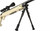 WellFire SR22 Type 22 Bolt Action Airsoft Sniper Rifle w/ Scope & Bipod, Tan