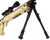 WellFire SR22 Type 22 Bolt Action Airsoft Sniper Rifle w/ Scope & Bipod, Tan