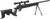 WellFire SR22 Type 22 Bolt Action Airsoft Sniper Rifle w/ Scope and Bipod, Black