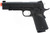 KJW Full Metal Custom 1911 Tactical HI-CAPA Gas/CO2 Blowback Airsoft Pistol, Black