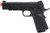 KJW Full Metal Custom 1911 Tactical HI-CAPA Gas/CO2 Blowback Airsoft Pistol, Black