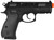 ASG Licensed CZ 75D Compact Spring Airsoft Pistol w/ Accessory Rail, Black