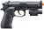 UK Arms P2218C Spring Powered Airsoft Pistol w/ Laser, Black