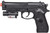 UK Arms P2218B Spring Powered Airsoft Pistol w/ Laser, Black