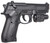 UK Arms P2218B Spring Powered Airsoft Pistol w/ Laser, Black