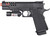 UK Arms P2004B Spring Powered Skeletonized Airsoft Pistol w/ Laser, Black