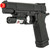 UK Arms P2002B Spring Powered Airsoft Pistol w/ Laser, Black