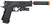 UK Arms P2001C Spring Airsoft Pistol w/ Mock Suppressor & Laser, Black