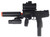 Double Eagle M30P Uzi Spring Airsoft Pistol w/ Accessories, Black