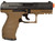 Umarex Licensed Walther PPQ Spring Airsoft Pistol w/ Locking Slide, Tan