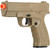 UK Arms Spring Compact Metal Training Airsoft Pistol, Dark Earth
