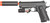 Galaxy Metal Spring Airsoft Pistol w/ Laser & Suppress, Grey