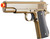 UK Arms 1911 Metal Spring Airsoft Pistol, Tan