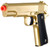 UK Arms 1911 Metal Spring Powered Airsoft Pistol, Gold