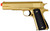 UK Arms 1911 Metal Spring Powered Airsoft Pistol, Gold