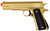 UK Arms 1911 Metal Spring Powered Airsoft Pistol, Gold