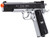 Win Gun Sport 1911 CO2 Non-Blowback Airsoft Pistol w/ Accessory Rail, Black/Silver