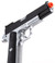 Win Gun Sport 1911 CO2 Non-Blowback Airsoft Pistol w/ Accessory Rail, Black/Silver