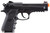 WG Sport 331 M9 Half Blowback CO2 Airsoft Pistol, Black