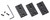 KLI Sahara Viper CO2 GBB Airsoft Pistol w/ 3PC Adapter Plates, Bronze