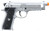 HFC Metal M9 Green Gas Powered NBB Airsoft Pistol, Silver