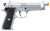 HFC Metal M9 Green Gas Powered NBB Airsoft Pistol, Silver